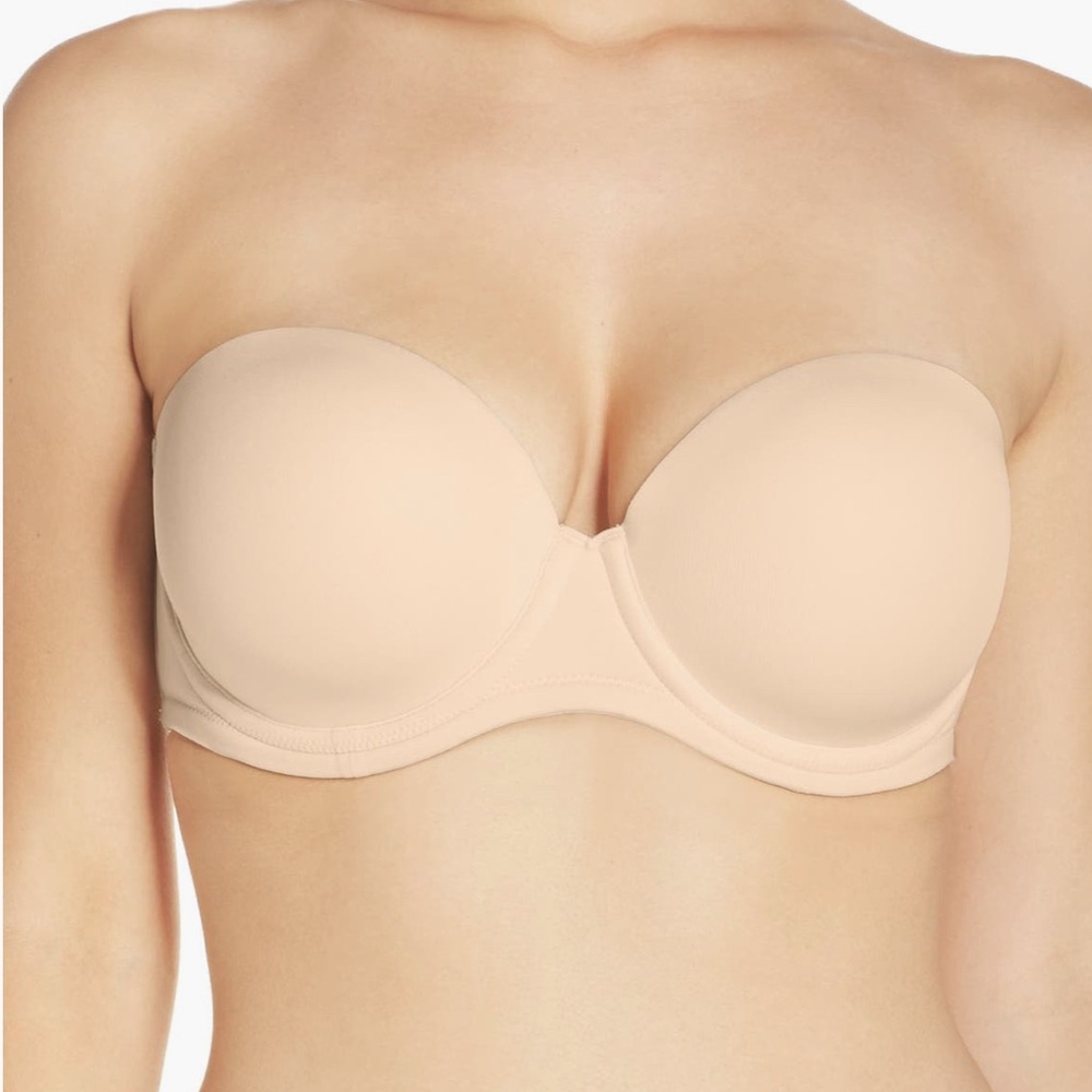 Wacoal red carpet strapless bra nude 36DDD